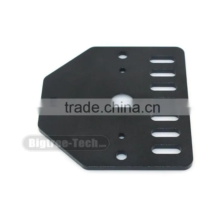 Black color CNC&Kossel Threaded Rod Plate - NEMA 23 Stepper Motor for Openbuilds for V-Slot with 80*72*3mm 3D0271