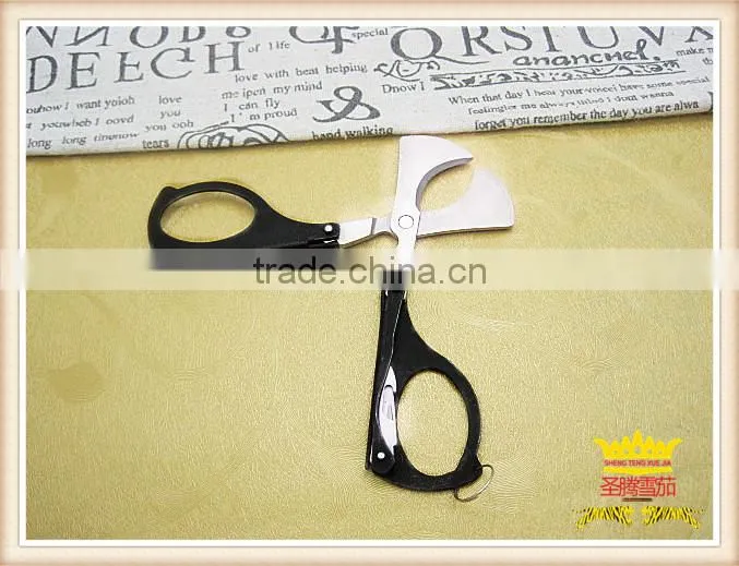 Double stainless steel cigar scissors