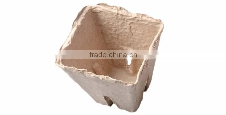 Paper pulp seedling cup flower/vegetable plant bio-degradable pot