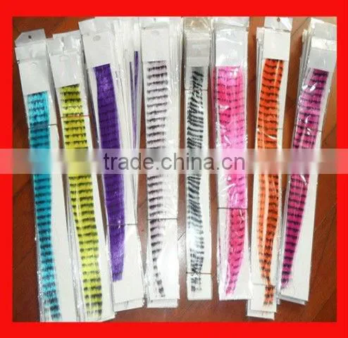 cheap hair feathers synthetic hair ombre feather hair extension 18 colors!!!