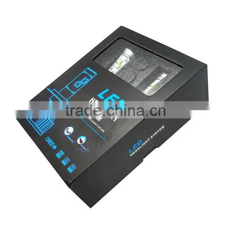 2016 Hot selling H4/9007/9004/H7/H8/H9/H10/H11/9005/9006 80W e4 led h11auto
