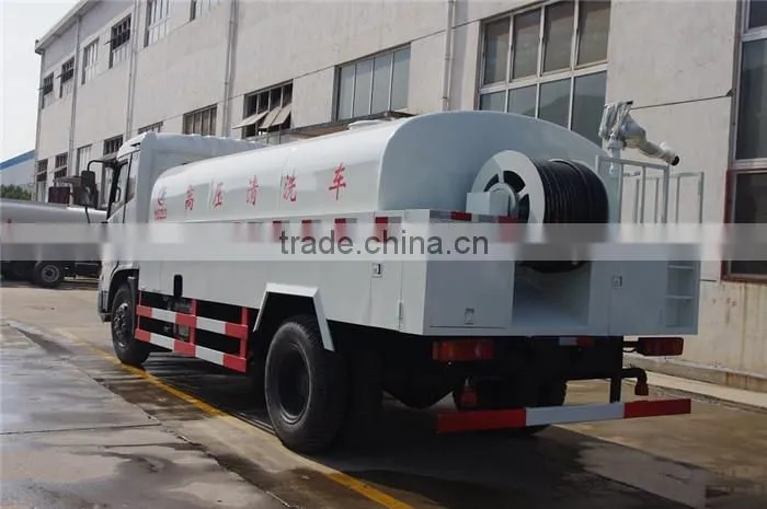 Quality Product cleaning truck DONGFENG 4x2 high pressure cleaning truck