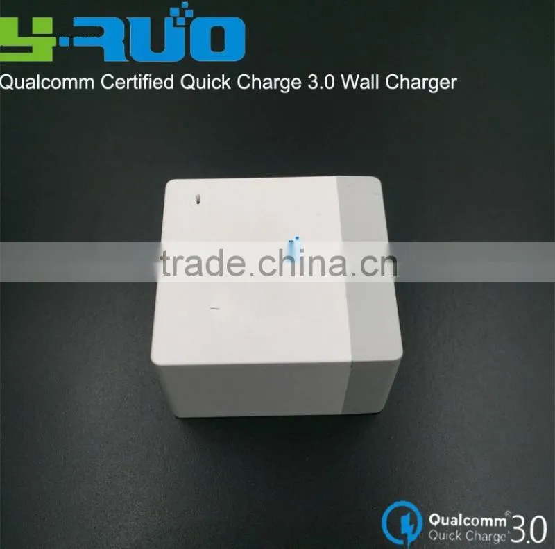 Alibaba express usa qualcomm certified quick charge QC 3.0 travel Charger output for Samsung galaxy S 6, google nexus 6
