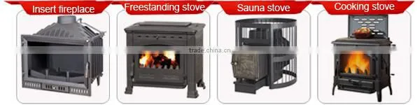 Small metal sheet wood stove