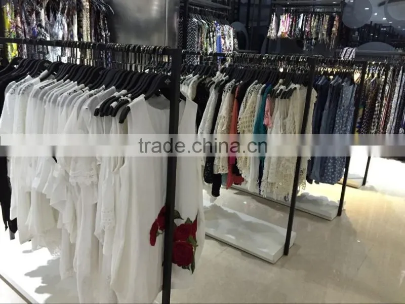NEW ARRIVAL summer tops and blouses 2016 white lace sleeve shirt for woman chiffon fabric OEM tops cheap price