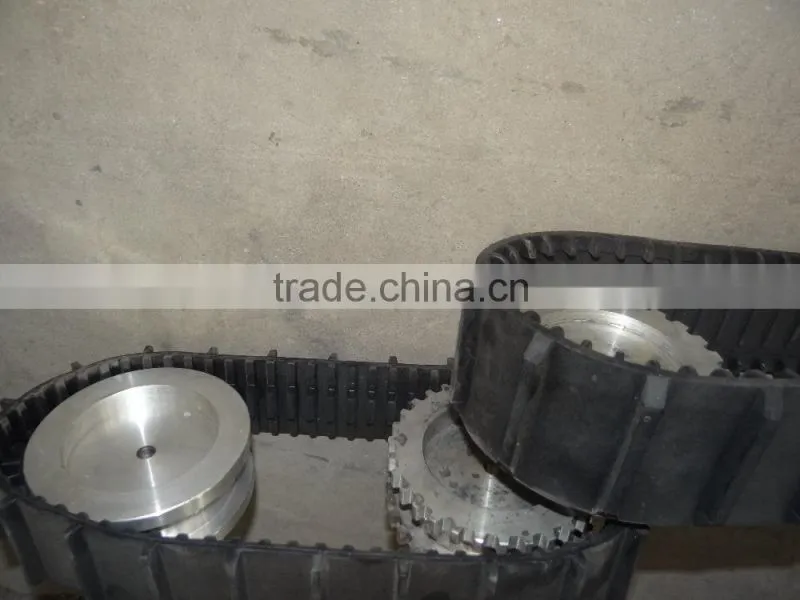 small roboat rubber belts and wheels