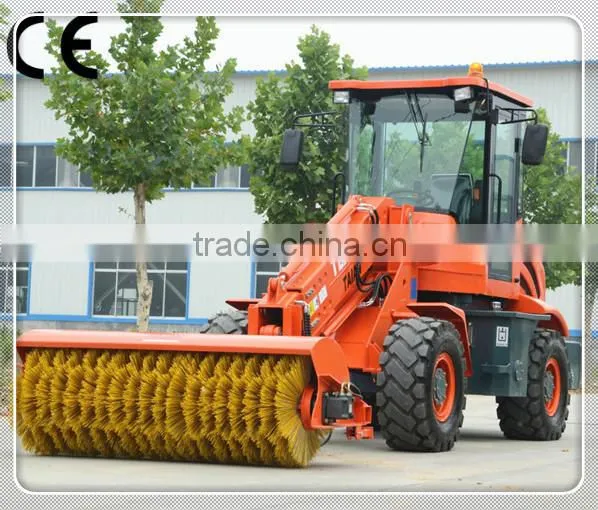 80HP chinese wheel loader TL2500 tractor front end wheel loader for multi use