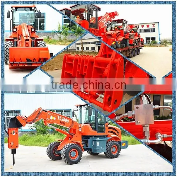 80HP front end loader as agriculture machinery
