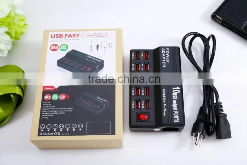 Factory supplier combo USB 2.0 High Speed 10 Ports HUB For Laptop PC/ 10 ports usb 2.0 hub for multi usb device