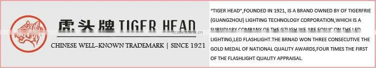 tiger head plastic led flashlight torch world export-ftp9910