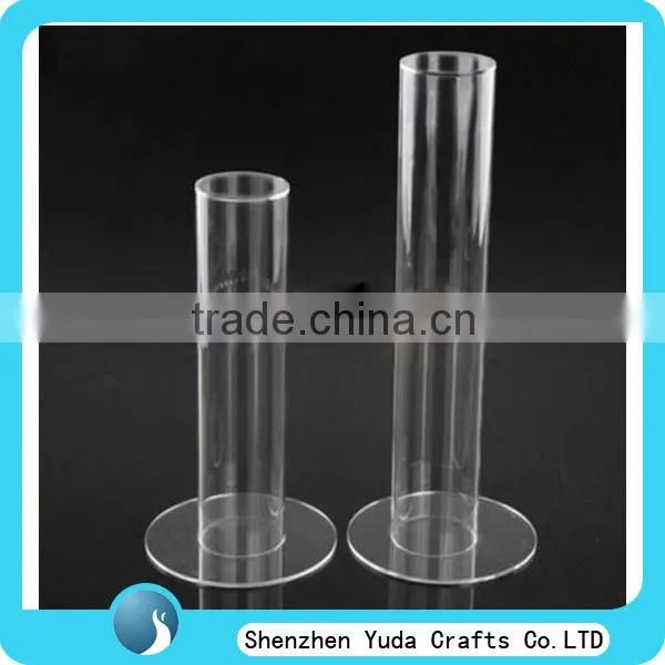 Alibaba product plastic clear tubings, transparent plastic pipe cast acrylic tube from china factory