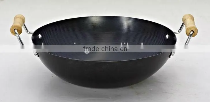 non-stick carbon steel wok