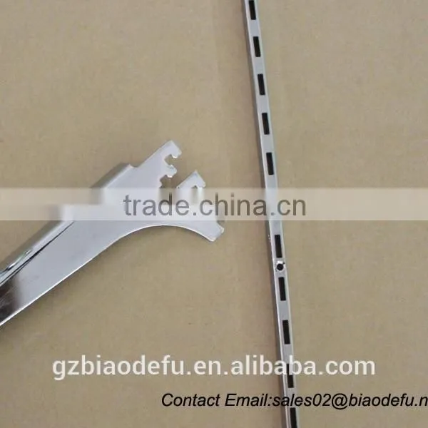 Metal shelf channel single hole 1/2" channel BA-001