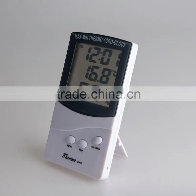 wireless indoor digital lcd digital thermometer & hygrometer ta368