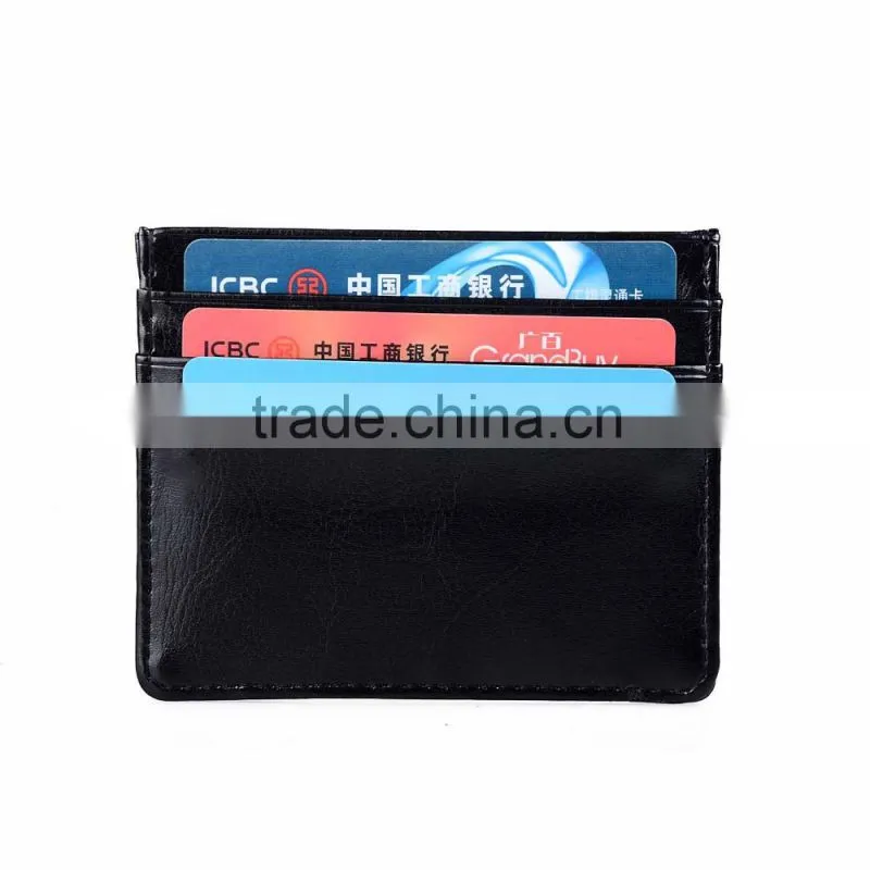 PU Leather Credit Card Holder/ID Card Holder for Promotion