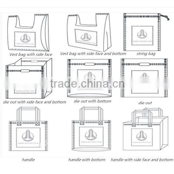 XHFJ Custom popular design non woven bag