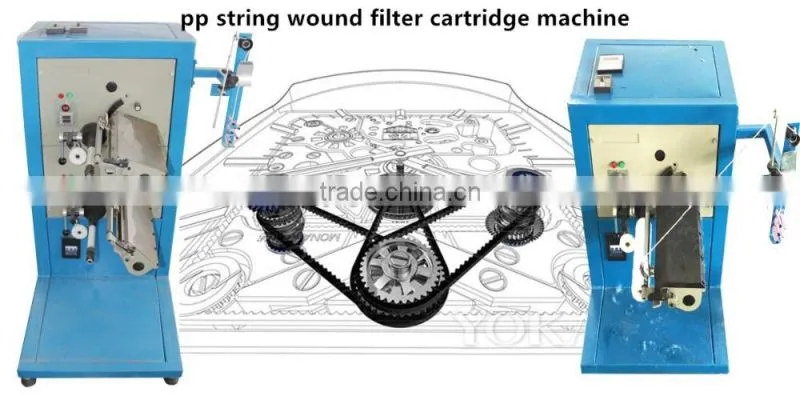 10"/20"/..70" PP Yarn Cartridge Winding Machine/Water Filter Cartridge Machine