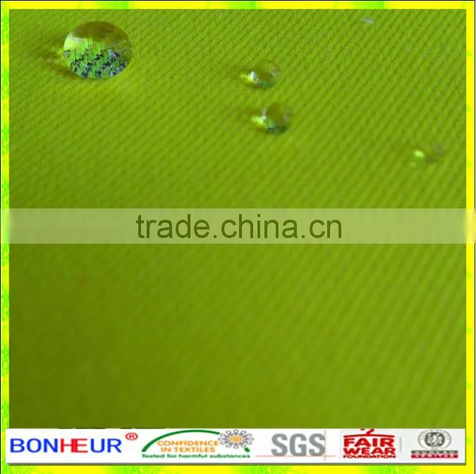 reflective 300g brushed fabric poly cotton outdoor garments fabric