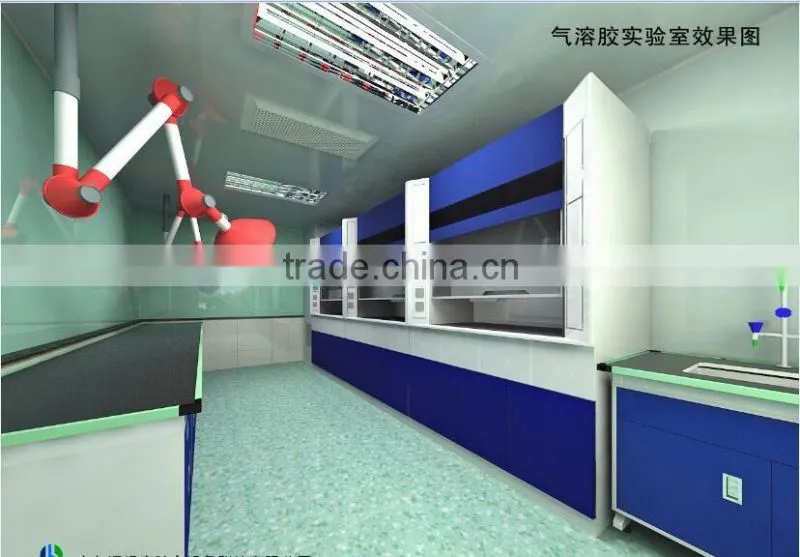 FH1200/1500/1800 Chemical Resistant Laboratory Steel Fume Hood with Fume Scrubber, 59'' Width x Depth 31.5' 'x Height 92.5''