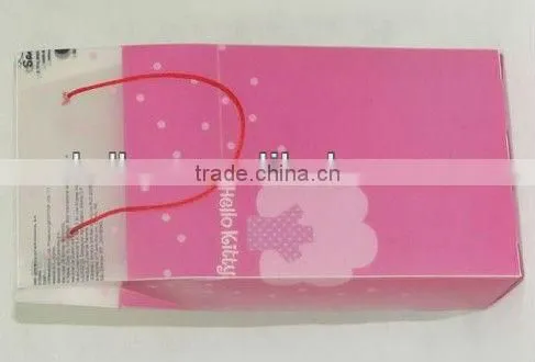 wholesale clear pvc pp pet shoe packaging box