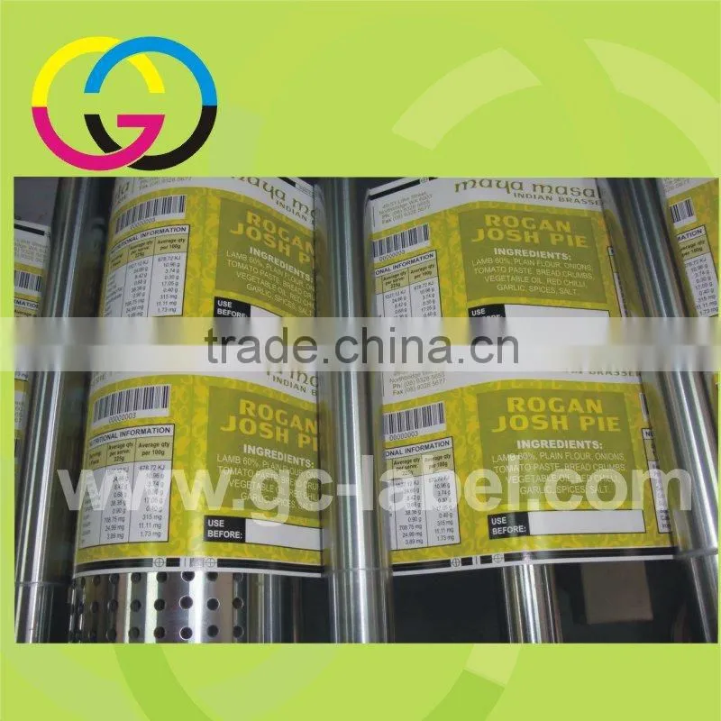 roll adhesive label printing machine