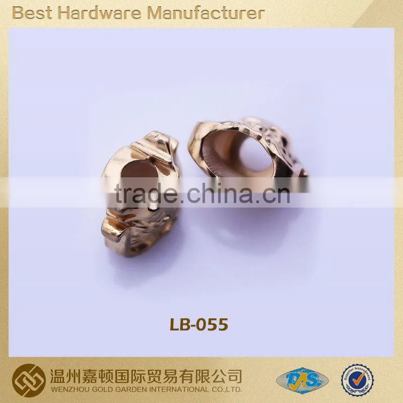 fashion Skull shape metal Cord lock,zinc alloy drawstring cord end