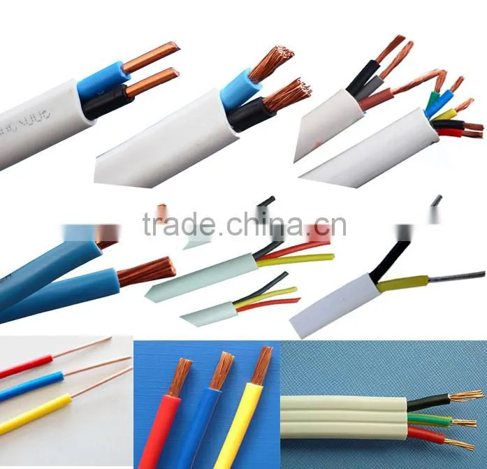 PVC jacket building wire 3 core bvv cable 1.5mm2 in high quality