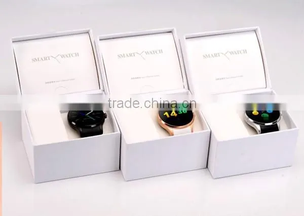 Bluetooth Round Metal Smartwatch K88S Android Smart Watch with Sim Card Heart Rate Monitor