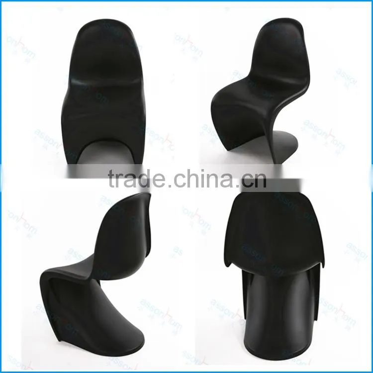 Plastic Dining Chair S Shape Chair