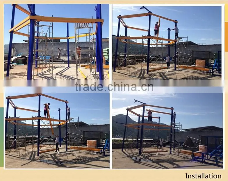 New Attraction!!! Funny Ropes Climbing Outward Development For Kids Activity Center