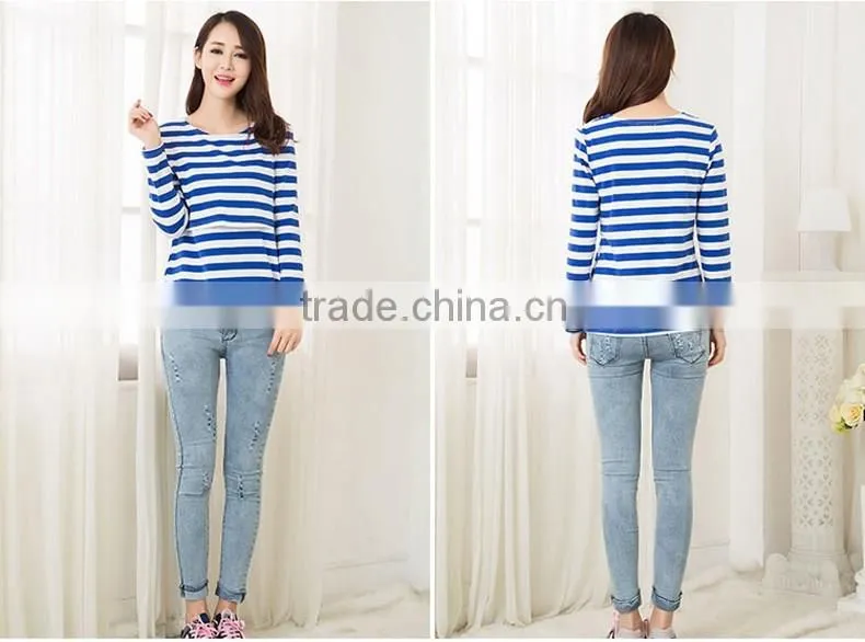 Long sleeves nursing wear breastfeeding Top for pregnant women