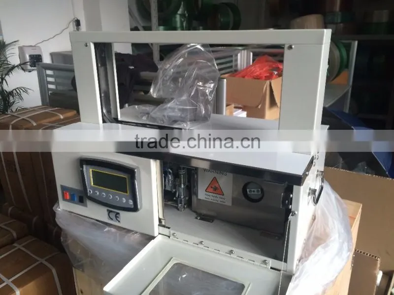 Paper strap OPP tape banding machine for banknote money cash binding