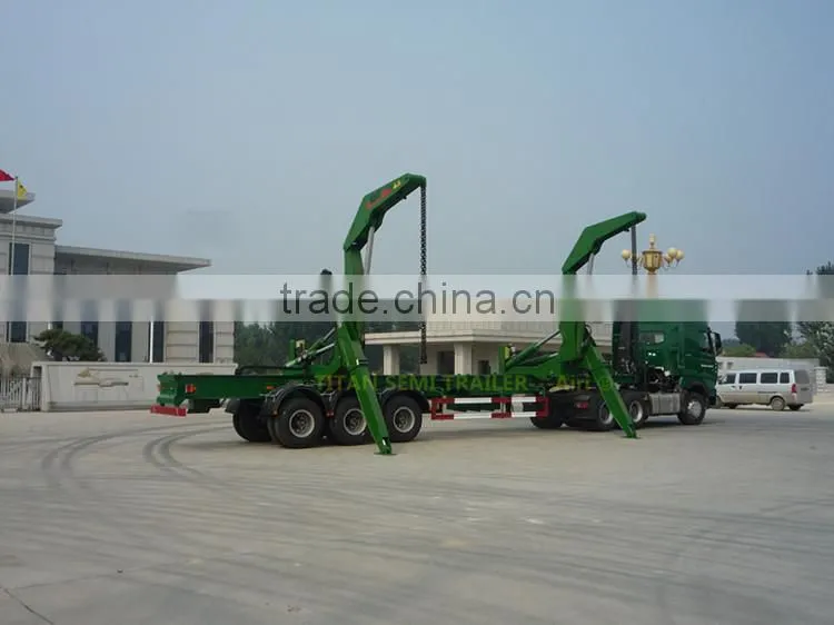 Side loader container trailer, 20ft 40ft container side loader for sale