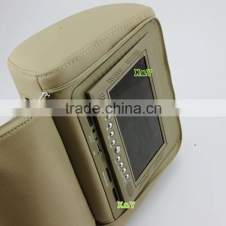 7 inch tft lcd dvd monitor ,universal car headrest monitor XY-7051DVD