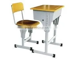 Steel School Desk and Chair Set for Students
