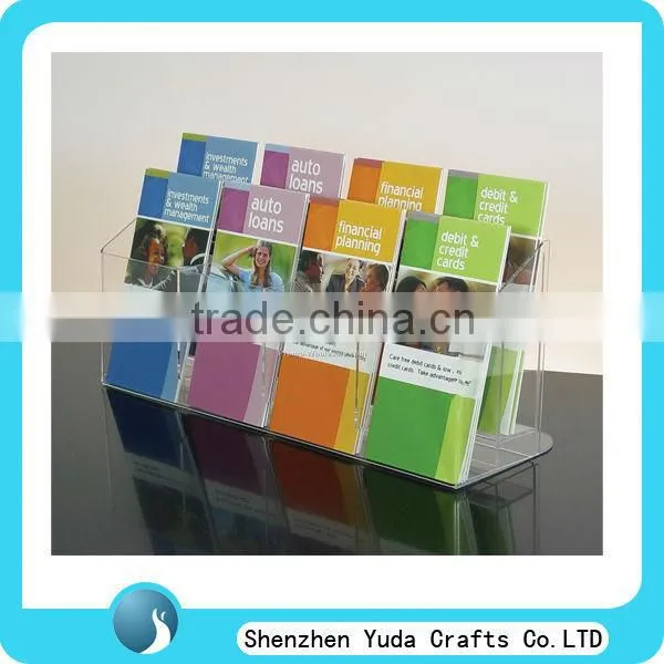 clear acrylic document holder,lucite brochure holder,perspex book holder