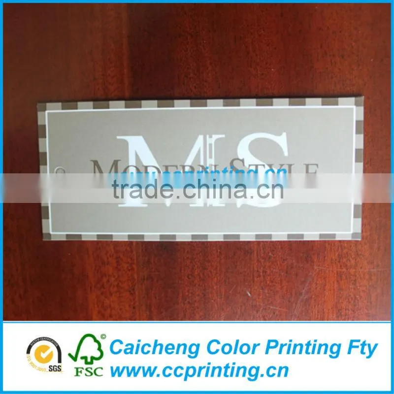 Good quality paper garment swing ticket