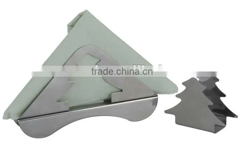 2 in 1 stainless steel tissue rack, napkin stand