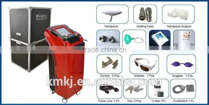 Newest and manufacture long pulse nd yag laser hair removal machine