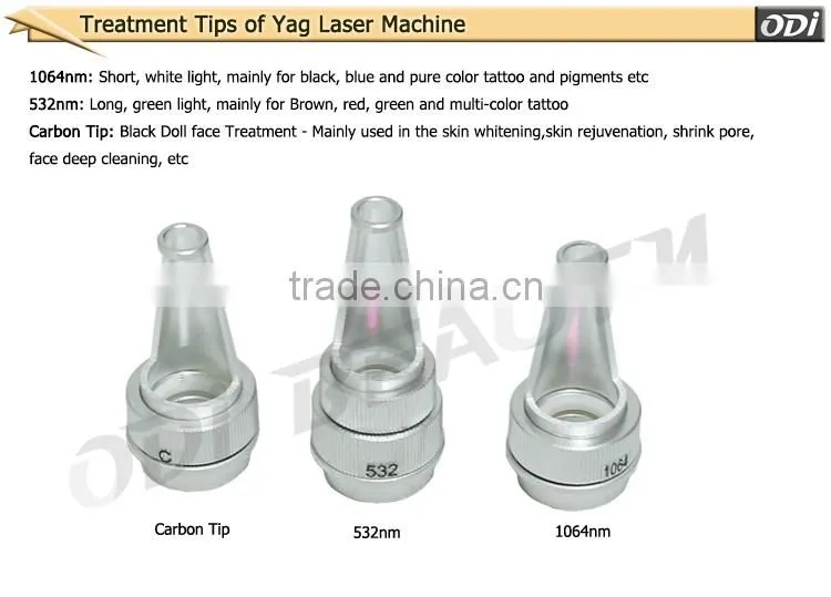 Factory price Q-switch Nd yag laser tattoo removal machine for sale (ODI-LS600A)