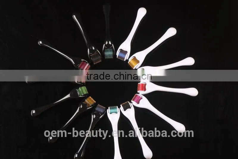 Most effective derma roller with 540 slender steel needles for home use