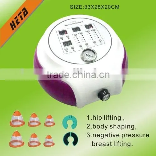 H-2018 Portable breast pump enlargement suction cups vacuum machine