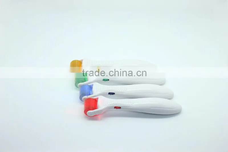 2015 body vibrator photon light therapy hot 540 needles led derma roller