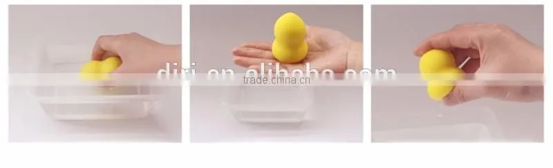 Egg shaped cheap wholesale latex private label makeup sponges