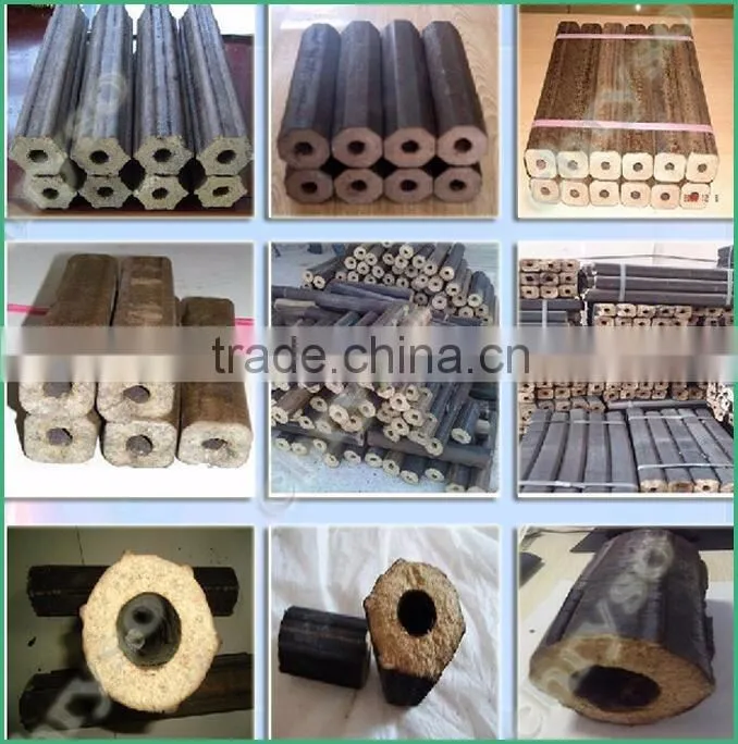 Energy saving wood charcoal briquette making machine