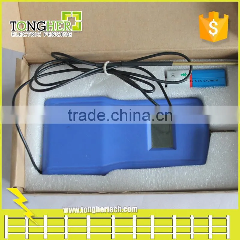 LCD electric fence voltmeter,solar fence tester,electric fence fault finder for livestock