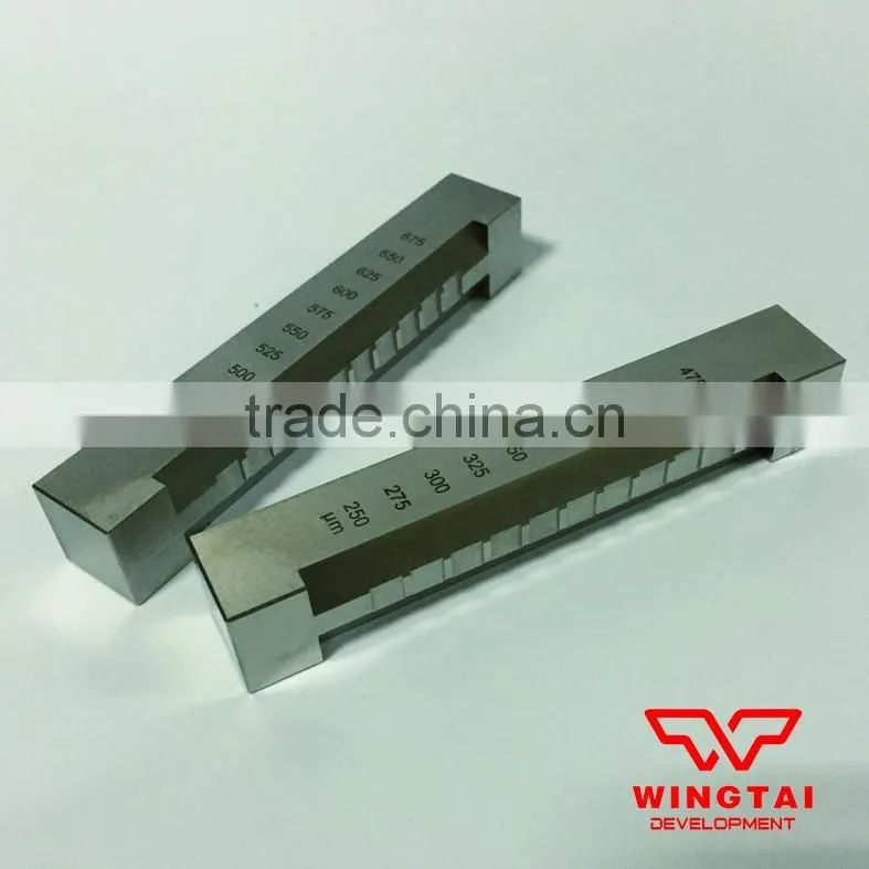 Double Groove Grindometer Scraper Fineness Gauge