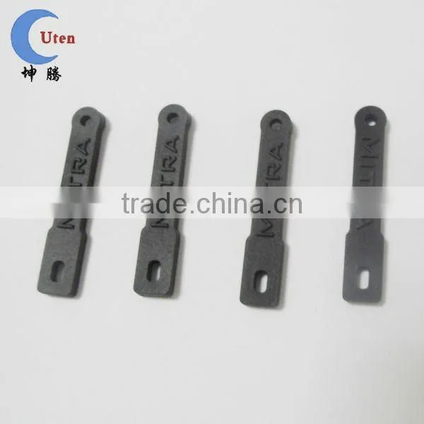 Custom Short Black Silicone Rubber Band