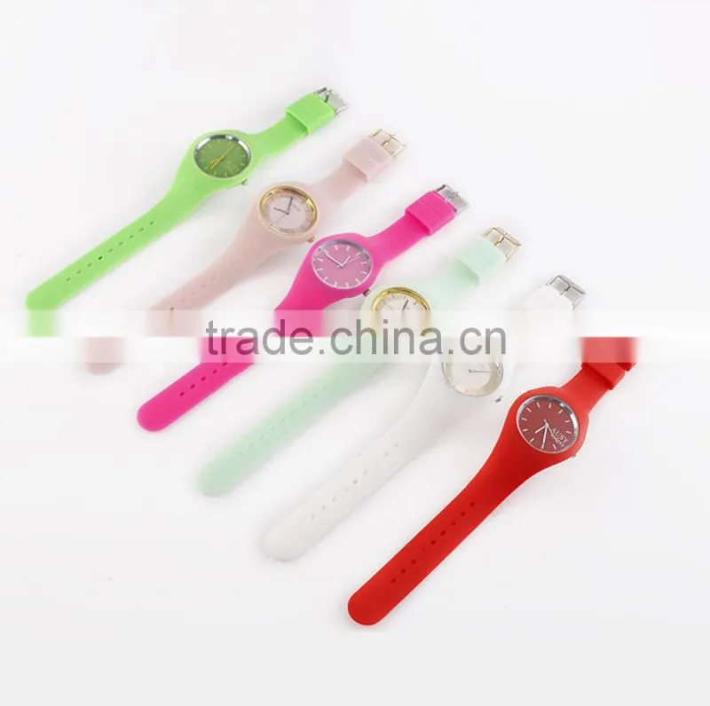 fashion silicone rubber wristwatch jelly silicone wristwatch unisex wristwatch