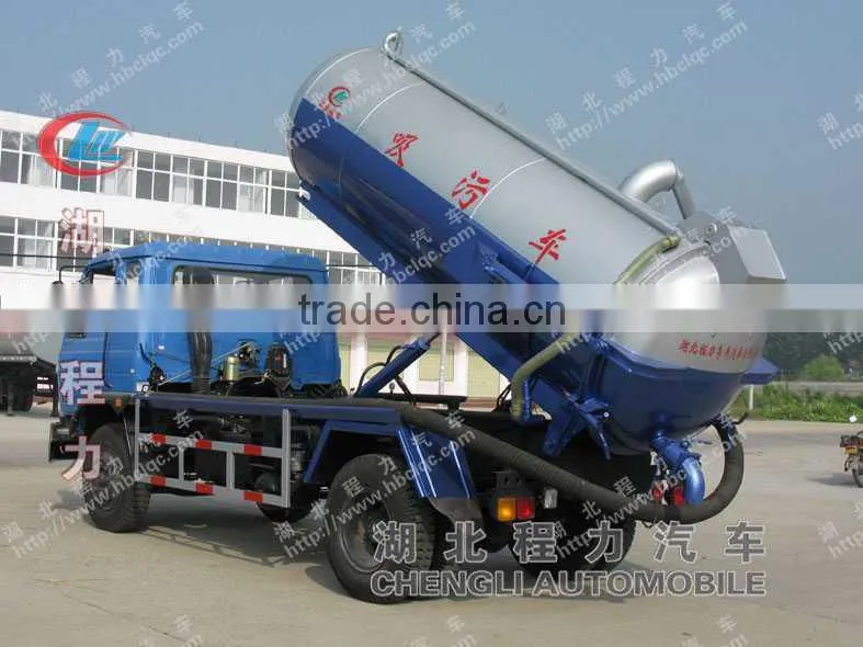 Dongfeng 145 6000L-8000L Fecal Suction Truck LHD/RHD
